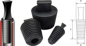 High-Temperature Flangeless Plugs